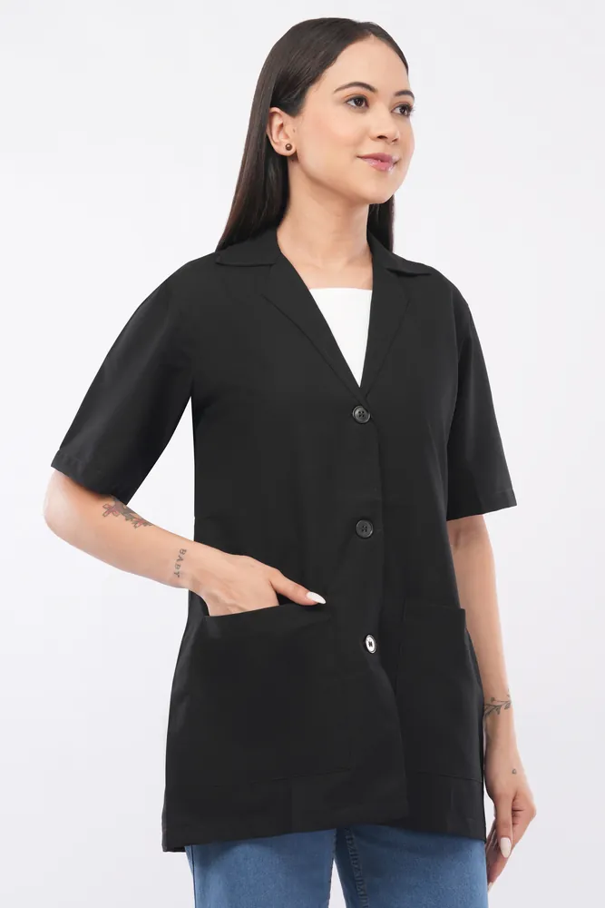 Womens Half Sleeve Apron Spectrum